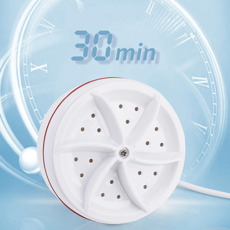 Mini wasmachine voor in de gootsteen of emmer, draagbare wasturbine met USB-voeding, zuignappen en automatische stop | Covesville