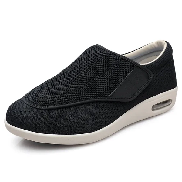 Extra brede schoenen met memory foam voetbed, verstelbare sluiting en ademend materiaal, ruime pasvorm, tot maat 53 | Covesville