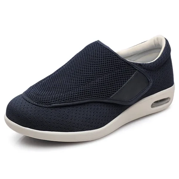 Extra brede schoenen met memory foam voetbed, verstelbare sluiting en ademend materiaal, ruime pasvorm, tot maat 53 | Covesville