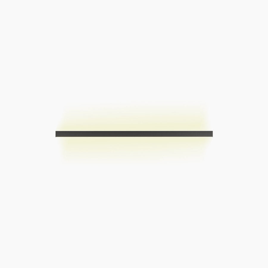 Lineaire plafondlamp met LED lichtbalk, opbouw plafondlamp van ijzer en acryl in zwart of wit, van 60 tot 200 cm | Covesville