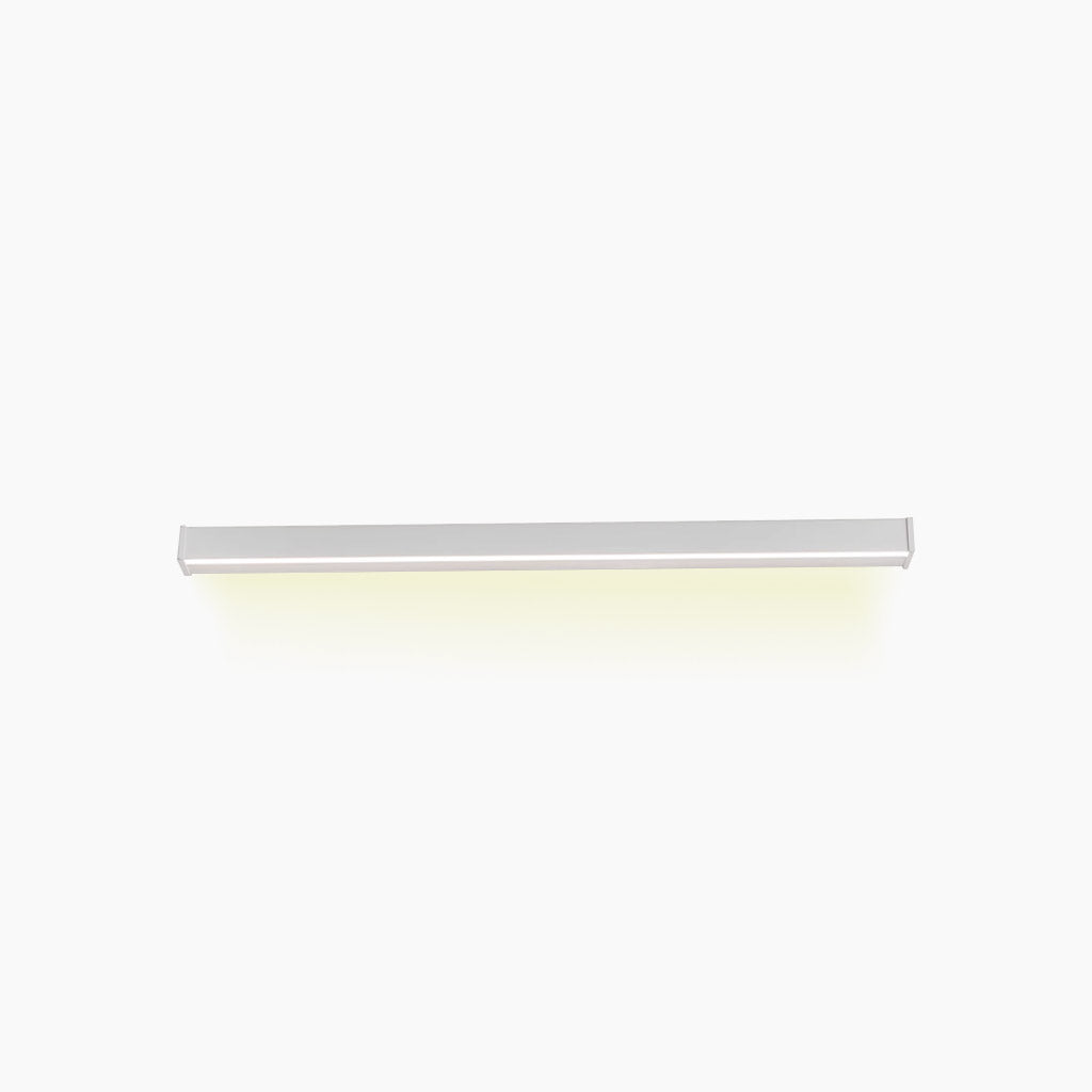 Lange wandlamp met LED lichtbalk, dimbare minimalistische wandlamp van aluminium in zwart of wit, van 60 tot 200 cm | Covesville