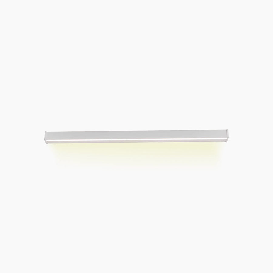 Lange wandlamp met LED lichtbalk, dimbare minimalistische wandlamp van aluminium in zwart of wit, van 60 tot 200 cm | Covesville