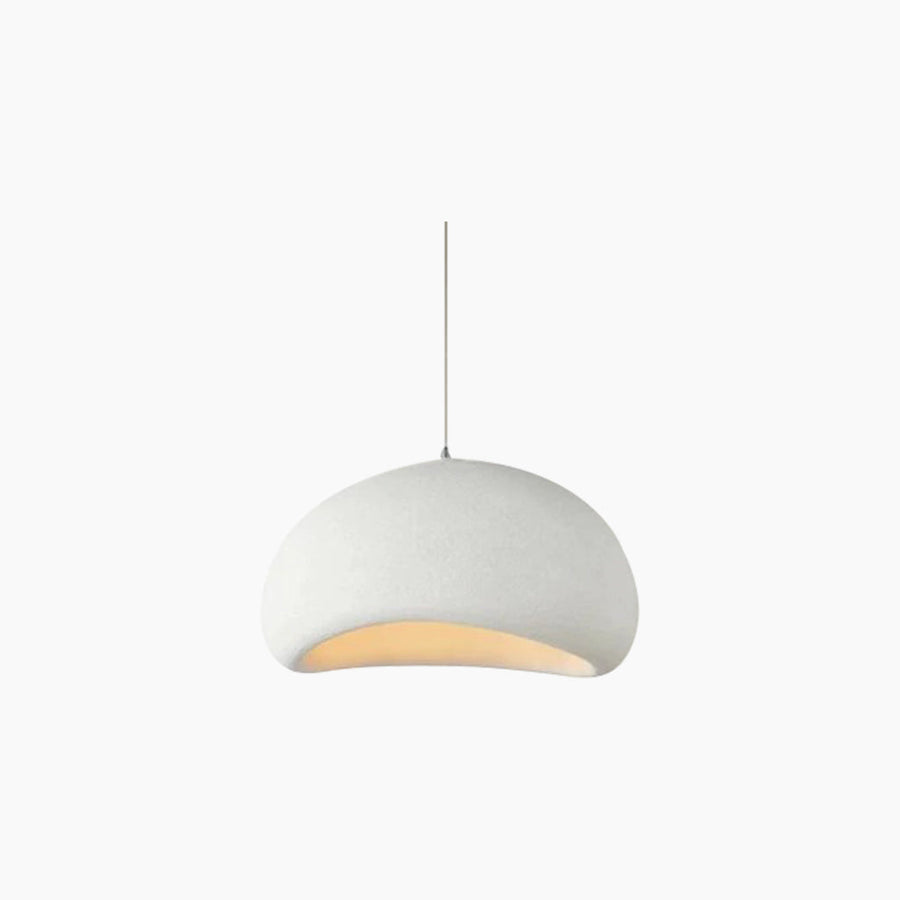Wabi-sabi hanglamp in Japanse minimalistische stijl, wolkvormige kap in wit, grijs, oranje of blauw, 30 tot 80 cm | Covesville