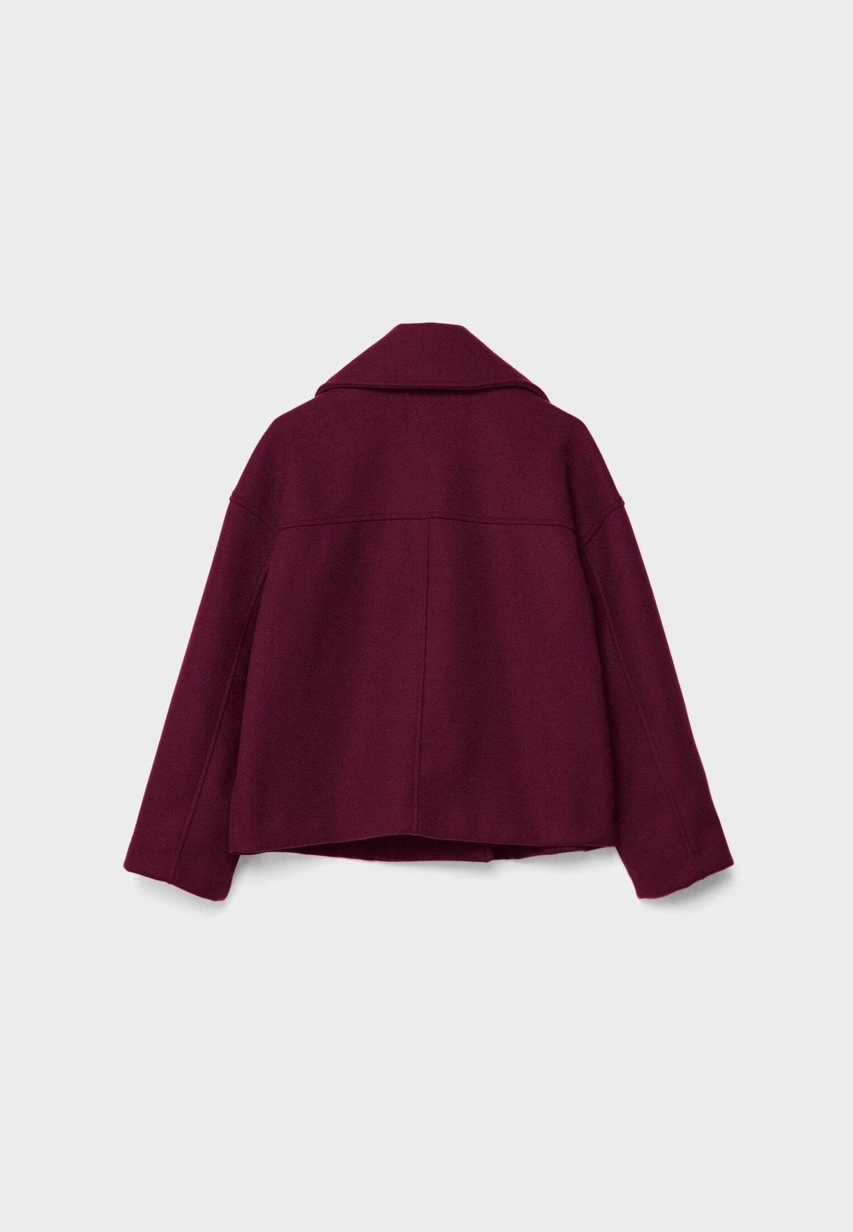 Korte jas dames met dubbele knopenrij en losse oversized pasvorm, licht rekbaar, in zes kleuren, maat XS tot L | Covesville